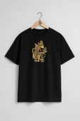 Oversize Java Wayang Gölge Oyun Ramayana Göğüs Tasarımlı Unisex T-Shirt thumbnail 9