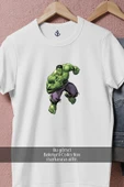 Oversize Hulk Marvel Heroes Powerful  Tasarımlı Unisex T-Shirt - 8
