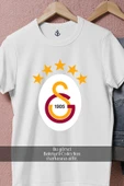Oversize Galatasaray 5 Yıldızlı Logo  Tasarımlı Unisex T-Shirt thumbnail 2