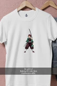 Oversize Tanjiro Kamado Demon Slayer  Tasarımlı Unisex T-Shirt thumbnail 3
