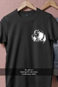 Oversize Yan Profil Aslan Cep Tasarımlı Unisex T-Shirt thumbnail 10