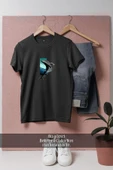 Oversize Whale İllustration Black And White  Tasarımlı Unisex T-Shirt thumbnail 7