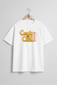 Oversize Candy Crush Saga Şeker Göğüs Tasarımlı Unisex T-Shirt thumbnail 1
