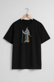 Oversize Mezopotamya Asur Sümer Babylon Göğüs Tasarımlı Unisex T-Shirt thumbnail 11