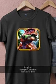Oversize Jurassic Dino Water World Dinosaur  Tasarımlı Unisex T-Shirt thumbnail 5