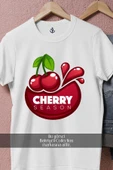 Oversize Cherry Season Kiraz  Tasarımlı Unisex T-Shirt thumbnail 8