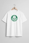 Oversize Sociedade Esportiva Palmeiras Campeonato Göğüs Tasarımlı Unisex T-Shirt thumbnail 3