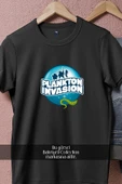 Oversize Plankton İnvasion  Tasarımlı Unisex T-Shirt thumbnail 9