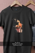 Oversize Orange Fox Watercolor Painting  Tasarımlı Unisex T-Shirt thumbnail 11