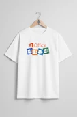 Oversize Microsoft Office 365 Microsoft Excel Göğüs Tasarımlı Unisex T-Shirt thumbnail 7