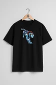 Oversize Voltron Defender Of The Universe Göğüs Tasarımlı Unisex T-Shirt thumbnail 9