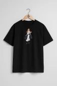 Oversize Orihime Inoue Kış Festivali Arrancar Shinigami Göğüs Tasarımlı Unisex T-Shirt thumbnail 9