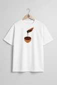 Oversize Pekmez Göğüs Tasarımlı Unisex T-Shirt thumbnail 7