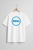 Oversize Dell Optiplex Laptop Göğüs Tasarımlı Unisex T-Shirt thumbnail 3