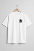 Oversize Skull Pirate With Sword And Anchor Cep ve Sırt Tasarımlı Unisex T-Shirt thumbnail 10