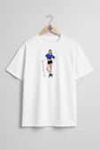 Oversize Aoa Singer K-Pop Heart Attack Korean İdol Göğüs Tasarımlı Unisex T-Shirt - 3