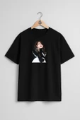 Oversize Iu South Korea K-Pop 0, Lee Ji Eun Göğüs Tasarımlı Unisex T-Shirt thumbnail 9