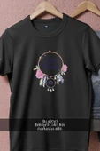 Oversize Just Dream Dreamcatcher Cloured With Feather  Tasarımlı Unisex T-Shirt thumbnail 11