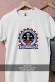 Oversize Vespa Motor Kulübü  Tasarımlı Unisex T-Shirt - 4
