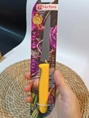 Sürbisa 61004 Sebze Bıçağı Sarı Lz1 Koli (12 adet Tırtıklı ) thumbnail 4