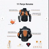 Forte GT AR54 3 Mevsim Motosiklet Montu Red - 3