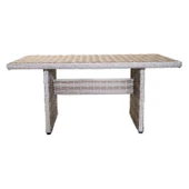 Esyala Rattan Leyis  Tam Örgü Takım, 2 puflu, (3-1-1) 80X150 Masa - 6
