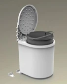 Mesbin Çöp Kovası ,Dolap Içi Kolay Çıkarılabilen, Kovalı 6 Lt. Beyaz thumbnail 1