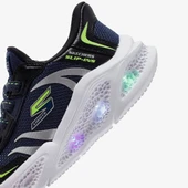 Skechers Meteor-lights Brisk-beams 403848L Işıklı Ortopedik Çocuk Spor Ayakkabı thumbnail 13