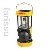 Çok Fonksiyonlu Şarjlı Kamp Lambası Feneri - Güneş Enerjili, Powerbank Özellikli, 4 Modlu, Suya Dayanıklı - 8