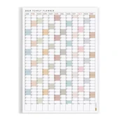 2026 Yıllık Planlayıcı Duvar Takvimi, Boho Renk Planlayıcı Takvim, 2026 Okul Takvimi - 6