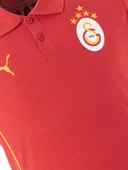 Galatasaray Lisanslı Puma Kırmızı 5 Yıldız Polo T-Shirt - 2