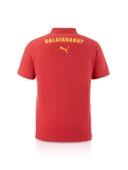Galatasaray Lisanslı Puma Kırmızı 5 Yıldız Polo T-Shirt - 3