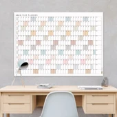 2026 Yıllık Planlayıcı Duvar Takvimi, Planlayıcı Takvim, Yatay Poster Planlayıcı Takvim thumbnail 1