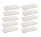 Omniclean 50 cm Nemli Mop Yedek Bez Beyaz 10 Adet - 1