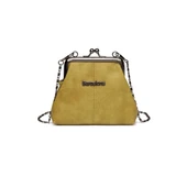 Mini Boy Yıkama Deri Burslu Kadın Kese 21-K Barcelona 1907-7 - 1