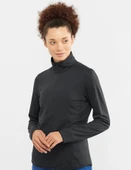 Salomon Outrack HALF Zip Mid W Midlayer LC1862300 Kadın Sweatshirt thumbnail 3