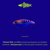 Vibrasyon Yem - LRF/Spin Jig - Fishack VibraX - 15g 55mm - Snow Drift - UV Boyalı thumbnail 5
