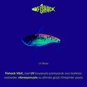Vibrasyon Yem - LRF/Spin Jig - Fishack VibraX - 7g 40mm - UV Blaze - UV Boyalı thumbnail 2