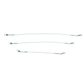 Klipsli Fırdöndülü Çelik Tel - Fishack WireX - 72'li Kartela Set - 2