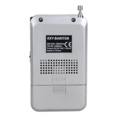 Bariton Cep Tipi Mini Analog Radyo Gri thumbnail 2