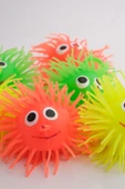 Snailtoys 9CM Dikenli Emoji Işıklı Top Stres Giderici Uyarıcı Oyuncak Kirpi El Egzersiz Topu - 1