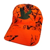 Kuş Desenli Turuncu Kamuflaj Avcı Şapkası thumbnail 1