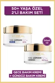 L'Oreal Paris Yaş Uzmanı 50+ Kırışıklık Karşıtı Yenileyici Gündüz & Gece Kremi Seti - 1