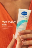 NIVEA Soft Nemlendirici Bakım Kremi 75ml, Jojoba Yağı, E Vitamini, El Yüz Vücut, Yumuşak Cilt,Canlandırıcı - 3