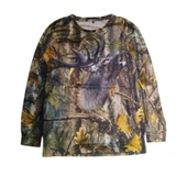 Geyik Desenli Orman Kamuflaj Sıfır Yaka Uzun Kollu Sweatshirt thumbnail 1