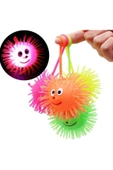 ADATOPTAN Dikenli Işıklı Top Stres Giderici Uyarıcı Oyuncak Kirpi El Egzersiz Duyu Topu Büyük Boy - 3
