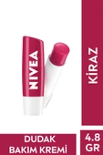 NIVEA Kiraz Dudak Bakım Kremi 4.8gr, Nemlendirici, Hafif Kırmızı Işıltı, Dudak Parlatıcısı - 1