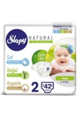 Sleepy Natural Yeni Doğan 2 Numara 42 Adet Bebek Bezi 3-6 Kg - 1
