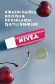NIVEA Kiraz Dudak Bakım Kremi 4.8gr, Nemlendirici, Hafif Kırmızı Işıltı, Dudak Parlatıcısı - 3