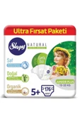 Sleepy Natural Bebek Bezi Bantlı No 5+ Junior 176 Adet 13-20 kg - 1